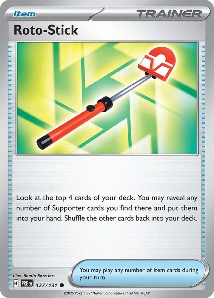 Roto-Stick  127/131 - Common -  Reverse Holo