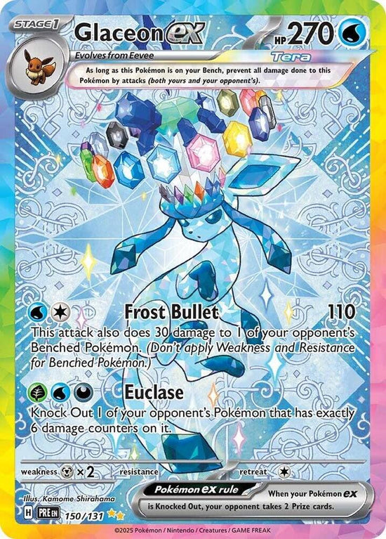 Glaceon ex 150/131 - Special Illustration Rare - ESPAÑOL