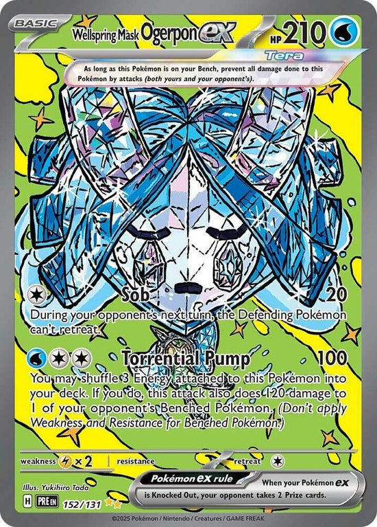 Wellspring Mask Ogerpon ex 152/131 - Special Illustration Rare (ESPAÑOL)