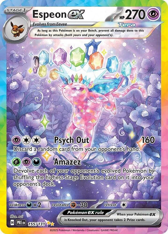 Espeon ex 155/131 - Special Illustration Rare (Español)