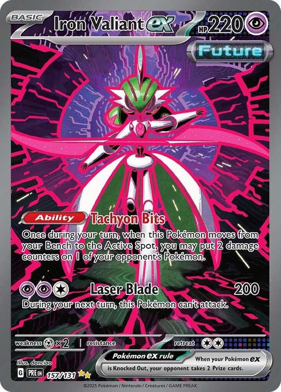 Iron Valiant ex  157/131 - Special Illustration Rare - (Español)