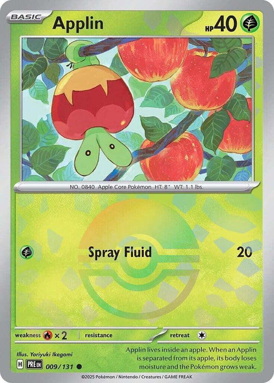 Applin 009/131 - Common - Holo (Poke Ball Pattern)