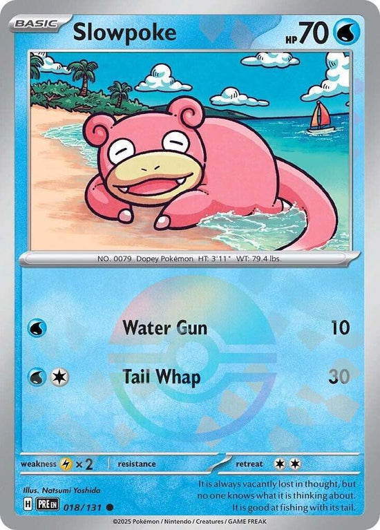 Slowpoke 018/131 - Common - Holo (Poke Ball Pattern)