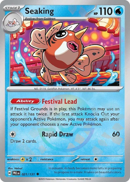 Seaking 021/131 - Uncommon - Holo (Poke Ball Pattern)