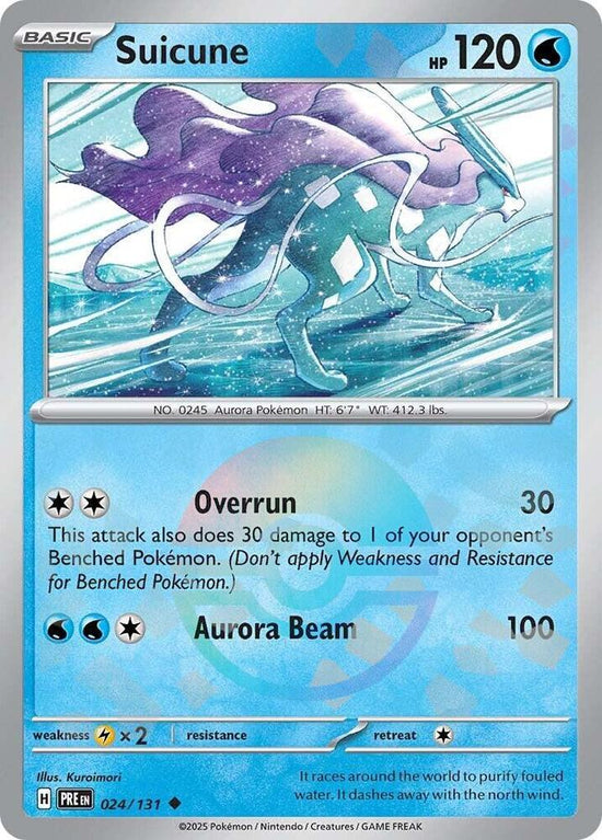Suicune 024/131 - Uncommon - Holo (Poke Ball Pattern)