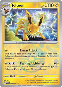 Jolteon 029/131 - Rare - Holo (Poke Ball Pattern)-Kantocards