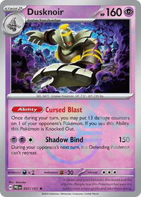Dusknoir 037/131 - Rare - Holo (Poke Ball Pattern)-Kantocards
