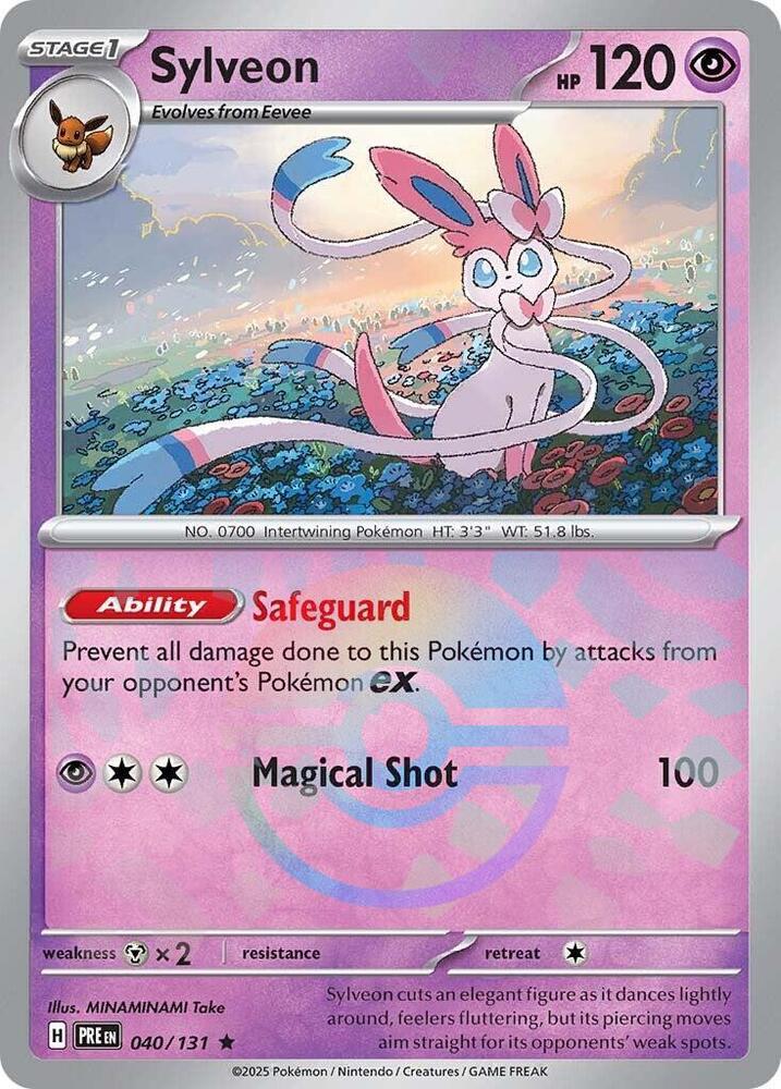 Sylveon 040/131 - Rare - Holo (Poke Ball Pattern) ESPAÑOL