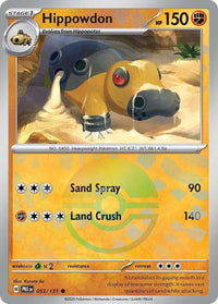 Hippowdon 053/131 - Common - Holo (Poke Ball Pattern)-Kantocards