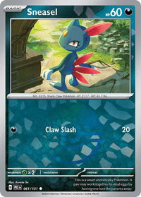 Sneasel 061/131 - Common - Holo (Poke Ball Pattern)-Kantocards