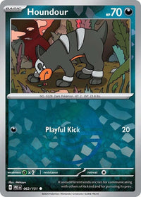 Houndour 062/131 - Common - Holo (Poke Ball Pattern)-Kantocards