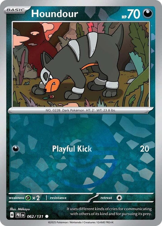 Houndour 062/131 - Common - Holo (Poke Ball Pattern) (Español)