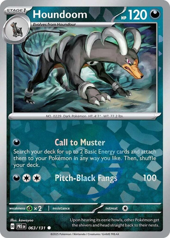 Houndoom 063/131 - Common - Holo (Poke Ball Pattern) (Español)