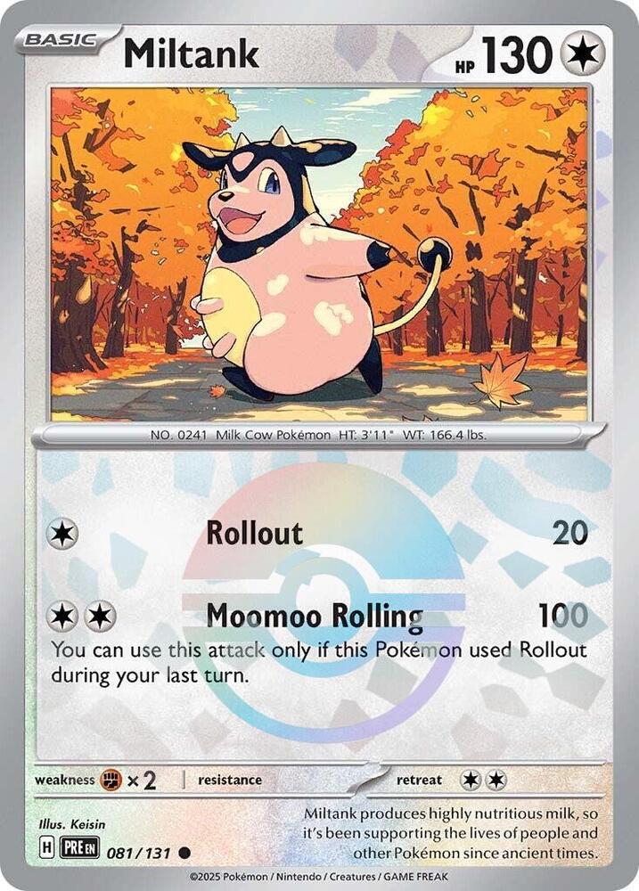 Miltank 081/131 - Common - Holo (Poke Ball Pattern)