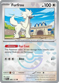 Furfrou 088/131 - Common - Holo (Poke Ball Pattern)-Kantocards