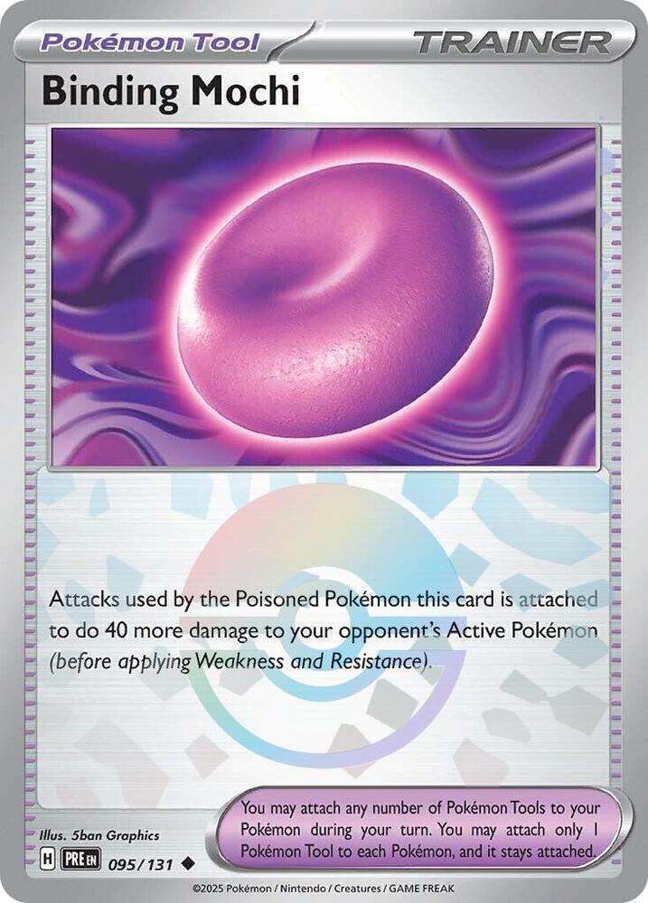 Binding Mochi 095/131 - Uncommon - Holo (Poke Ball Pattern)