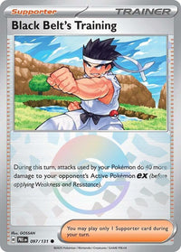 Black Belt's Training 097/131 - Common - Holo (Poke Ball Pattern)-Kantocards