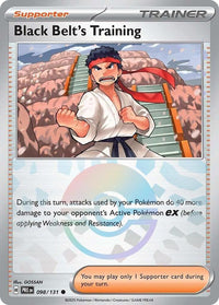 Black Belt's Training 098/131 - Common - Holo (Poke Ball Pattern)-Kantocards