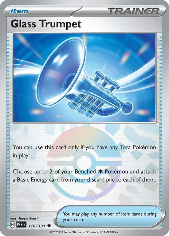 Glass Trumpet 110/131 - Uncommon -  (Poke Ball Pattern) (Español)