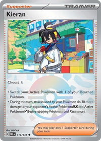 Kieran 113/131 - Uncommon - Holo (Poke Ball Pattern)-Kantocards