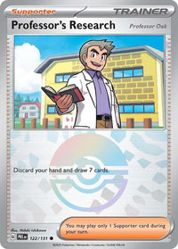 Professor's Research [Professor Oak] 122/131 - Common - Holo (Poke Ball Pattern)-Kantocards