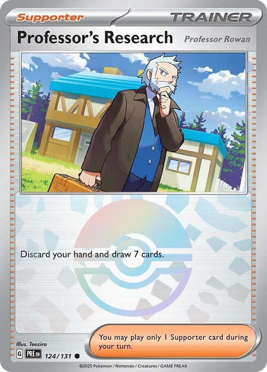 Professor's Research 124/131 - Common - Holo (Poke Ball Pattern) ESPAÑOL