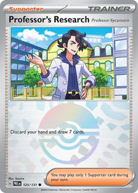 Professor's Research [Professor Sycamore] 125/131 - Common - Holo (Poke Ball Pattern)-Kantocards
