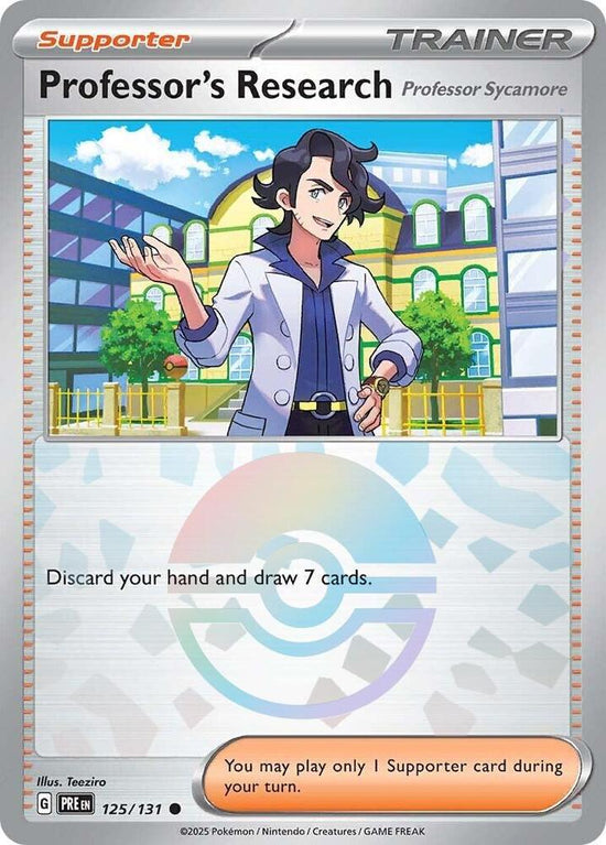 Professor's Research 125/131 - Common - Holo (Poke Ball Pattern) ESPAÑOL