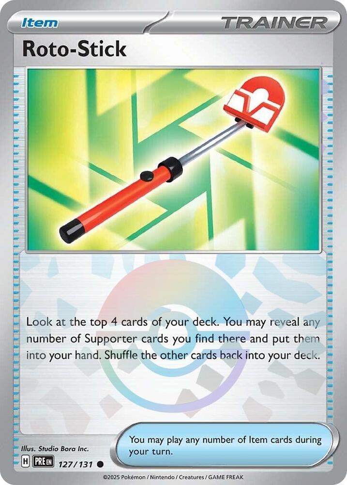 Roto-Stick 127/131 - Common - Holo (Poke Ball Pattern)