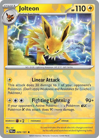Jolteon 029/131 - Rare - Holo (Master Ball Pattern)-Kantocards