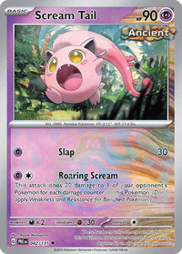 Scream Tail 042/131 - Uncommon - Holo (Master Ball Pattern)-Kantocards