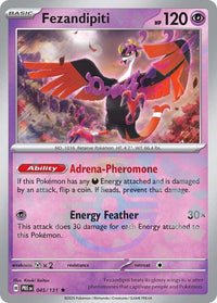 Fezandipiti 045/131 - Rare - Holo (Master Ball Pattern)-Kantocards