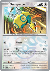 Dunsparce 079/131 - Common - Holo (Master Ball Pattern)-Kantocards