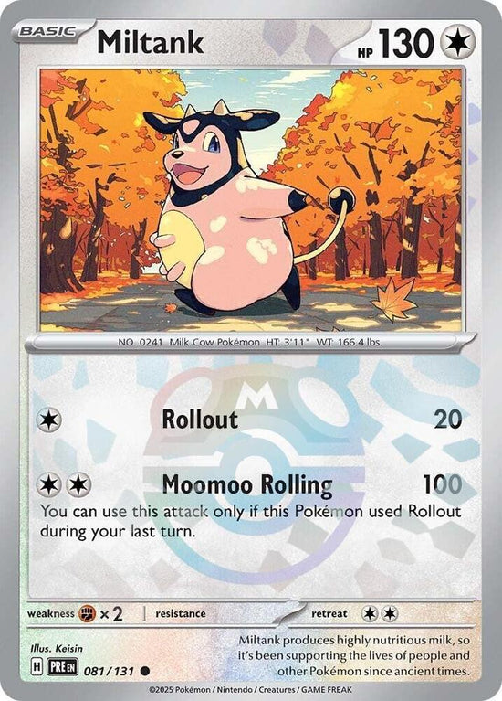 Miltank 081/131 - Common - Holo (Master Ball Pattern) (Español)