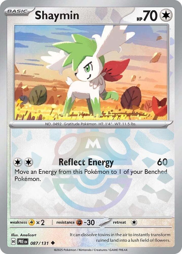 Shaymin 087/131 - Uncommon - Holo (Master Ball Pattern)