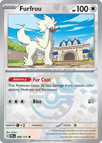 Furfrou 088/131 - Common - Holo (Master Ball Pattern)-Kantocards