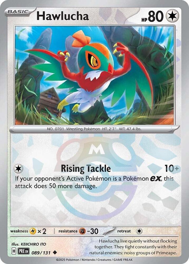 Hawlucha 089/131 - Uncommon - Holo (Master Ball Pattern)
