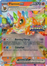 Flareon ex 014/131 - (Prismatic Evolutions Stamp)-Kantocards