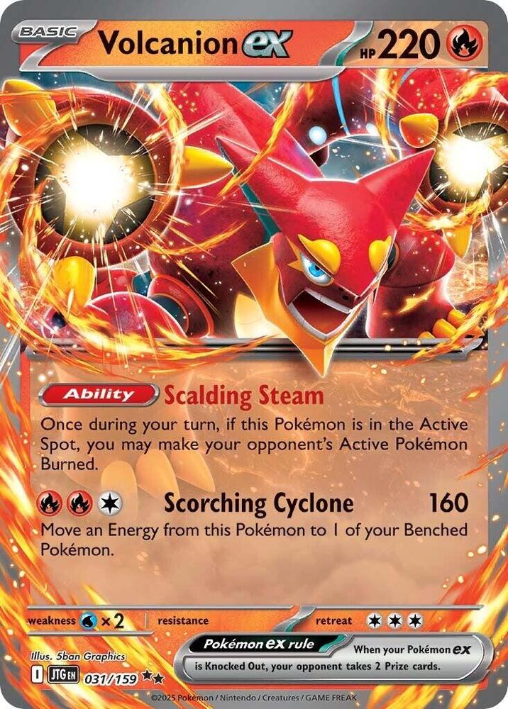 Volcanion ex 031/159 - Double Rare - Español