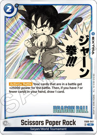 Scissors Paper Rock - Manga Booster 01 - Dragon Ball Super: Fusion World