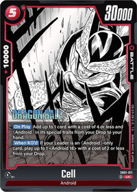 Cell - SB01-011 - Manga Booster 01 - Dragon Ball Super: Fusion World