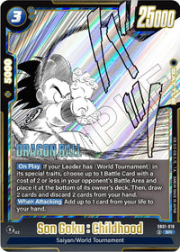 Son Goku : Childhood - SB01-018 - Manga Booster 01 - Dragon Ball Super: Fusion World