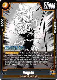 Vegeta - SB01-032 - Manga Booster 01 - Dragon Ball Super: Fusion World