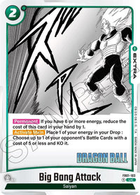 Big Bang Attack - Manga Booster 01 - Dragon Ball Super: Fusion World