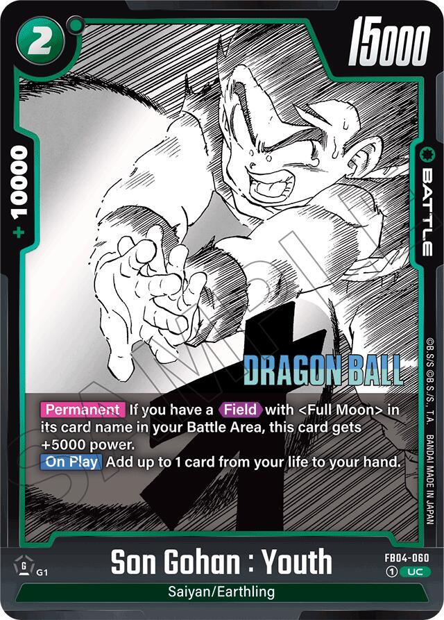 Son Gohan : Youth - Manga Booster 01 - Dragon Ball Super: Fusion World
