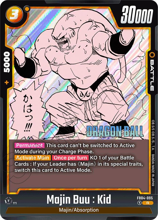 Majin Buu : Kid - FB04-095 - Manga Booster 01 - Dragon Ball Super: Fusion World