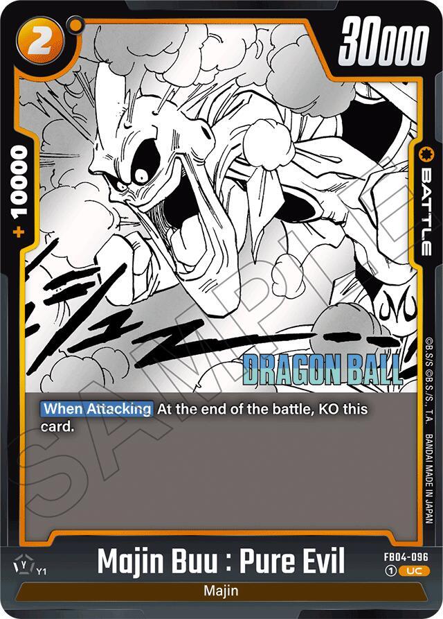 Majin Buu : Pure Evil - FB04-096 - Manga Booster 01 - Dragon Ball Super: Fusion World