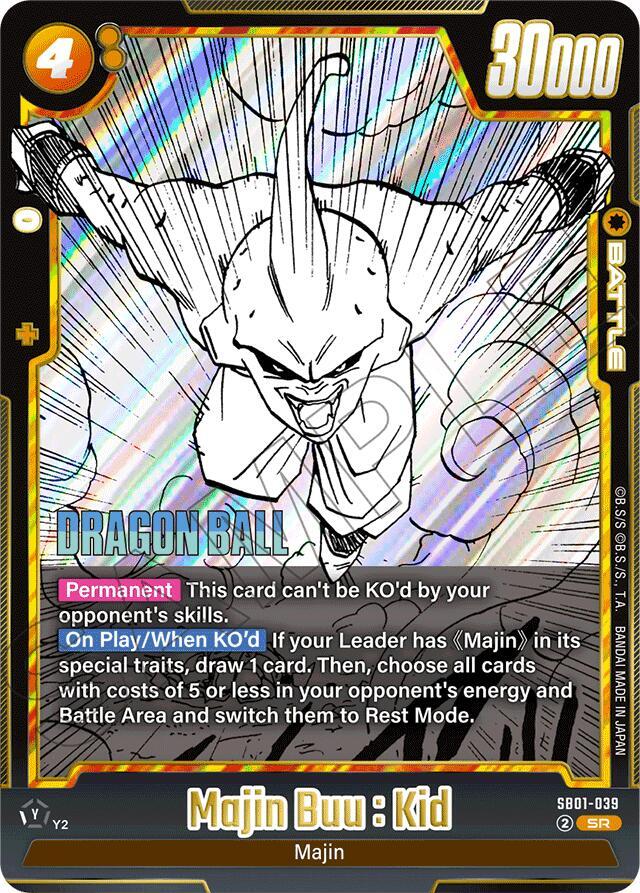 Majin Buu : Kid - SB01-039 - Manga Booster 01 - Dragon Ball Super: Fusion World