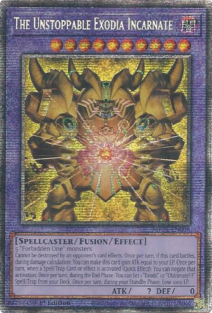 The Unstopabble Exodia Incarnate MP25-EN008 (Subasta)