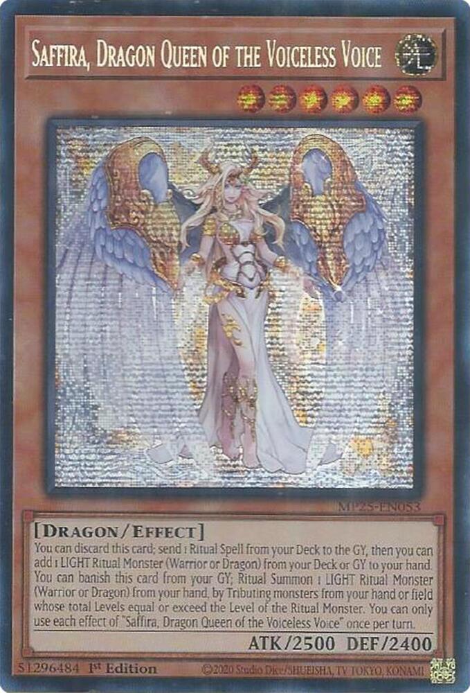 Saffira, Dragon Queen of the Voiceless Voice MP25-EN053 (Subasta)